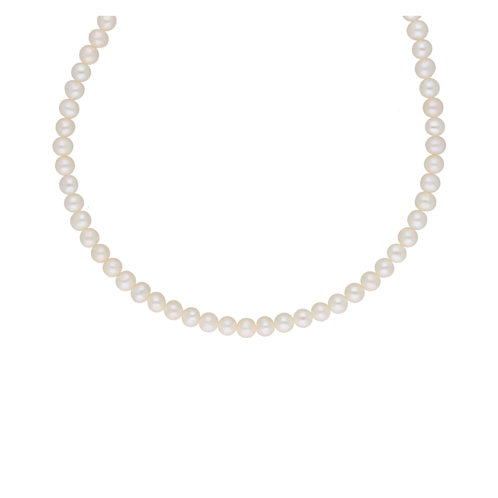 J Pearls Pratyusha 1 Line Pearl Necklaces - Real Pearl Jewelry - Distacart
