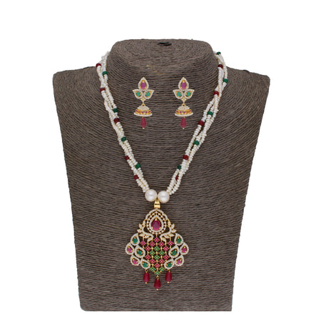 J Pearls Gamini 3 Lines Seed Pearl Necklaces - Real Pearl Jewelry