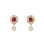 J Pearls Januja 1 Line Round Pearl Necklaces - Real Pearl Jewelry - Distacart