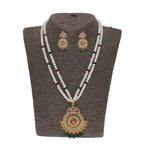 J Pearls Kashika 2 Lines Round Pearl Necklaces - Real Pearl Jewelry - Distacart