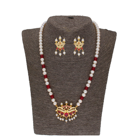 J Pearls Widisha 1 Line Round Pearl Necklaces - Real Pearl Jewelry