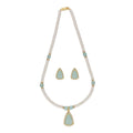 J Pearls Cancala 1 Line Button Pearl Set - Real Pearl Jewelry - Distacart