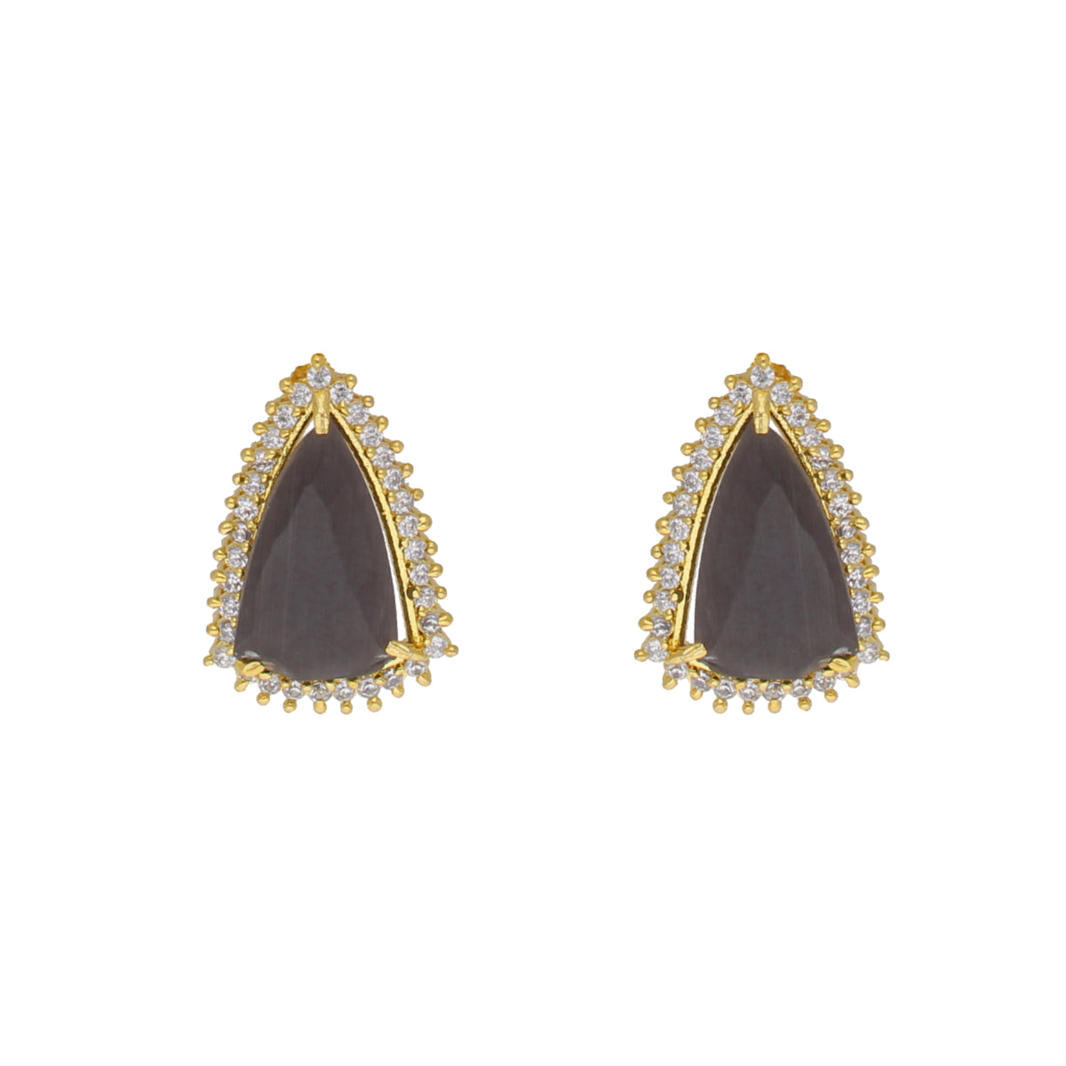 J Pearls Riya 1 Line Oval Pearl Set - Real Pearl Jewelry - Distacart