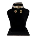 J Pearls Kyra 3 Lines Round Choker Set - Real Pearl Jewelry - Distacart