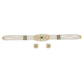 J Pearls Kavya 3 Lines Round Choker Set - Real Pearl Jewelry - Distacart