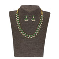 J Pearls Lopa 1 Line Oval Necklace Set - Real Pearl Jewelry - Distacart