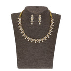 J Pearls Zara 1 Line Necklace Set - Real Pearl Jewelry - Distacart