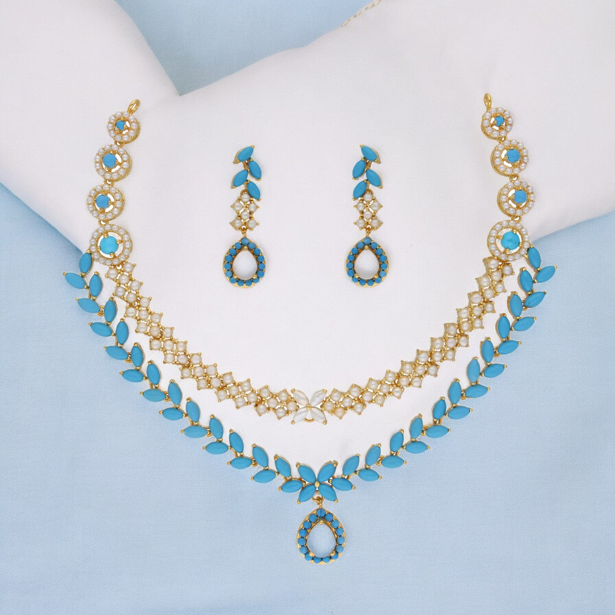 J Pearls Trendy Necklace Set