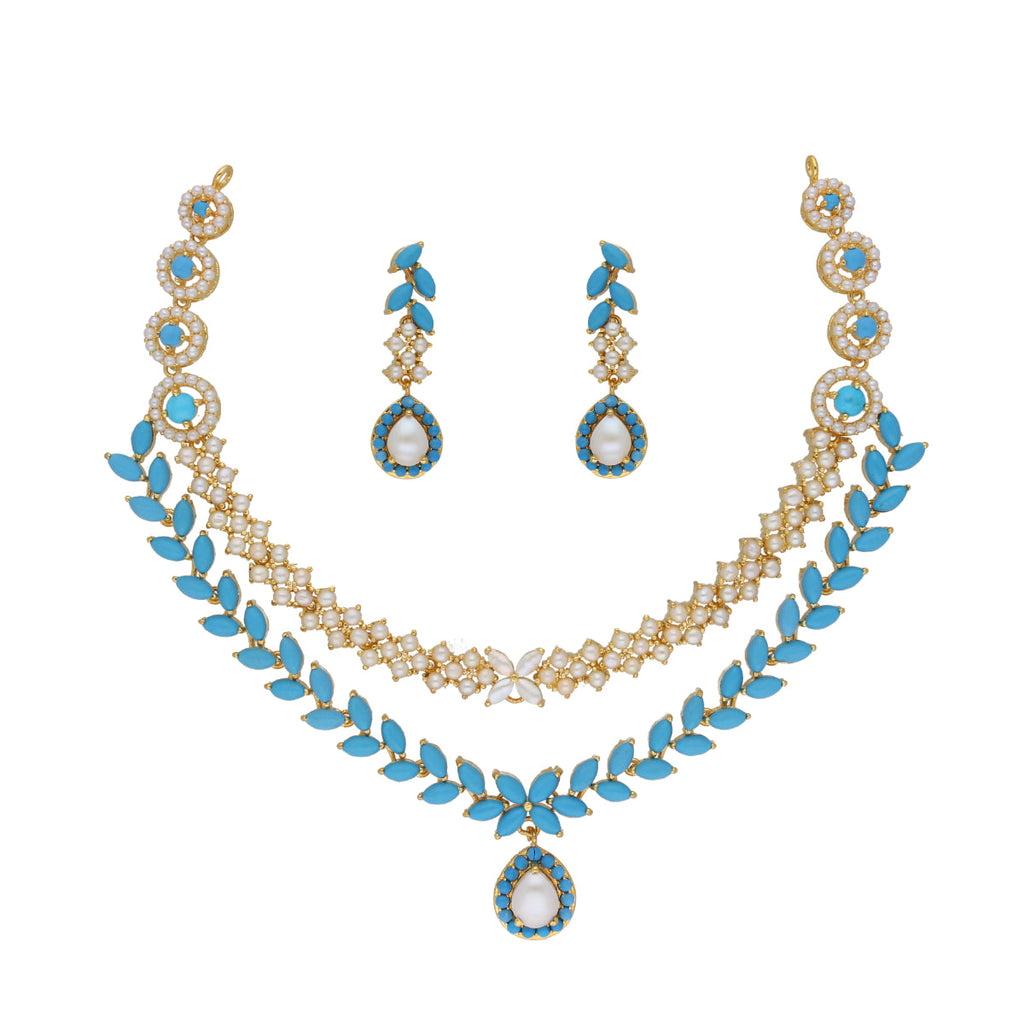 J Pearls Trendy Necklace Set