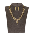 J Pearls Baasima 1 Line Necklace Set - Real Pearl Jewelry - Distacart