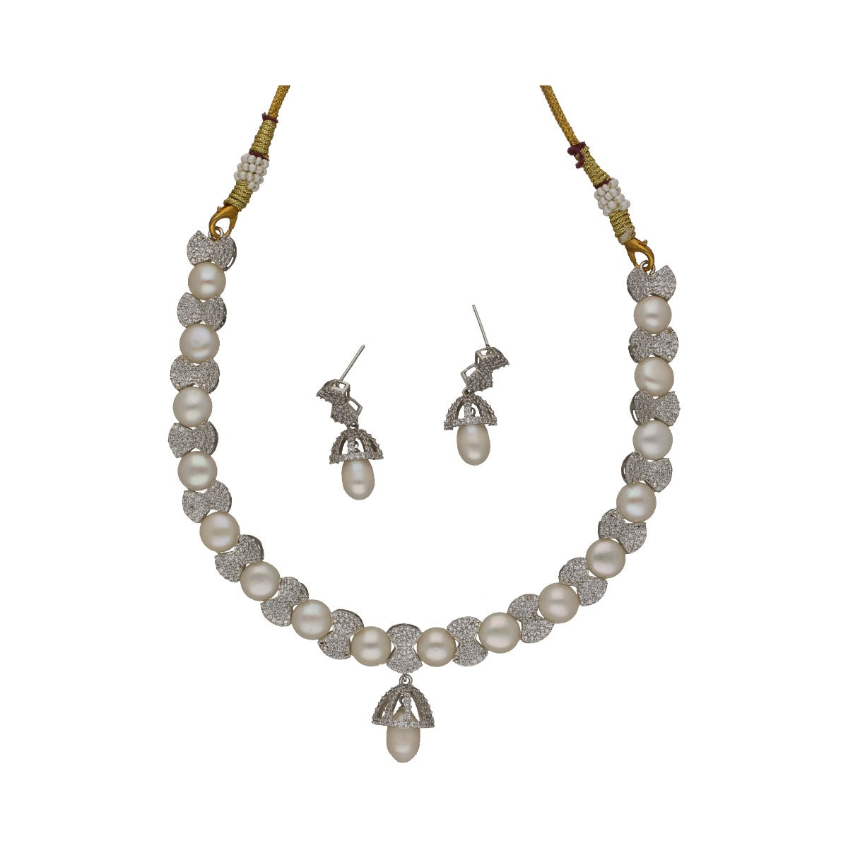 J Pearls Majestic Pearl Necklace Set