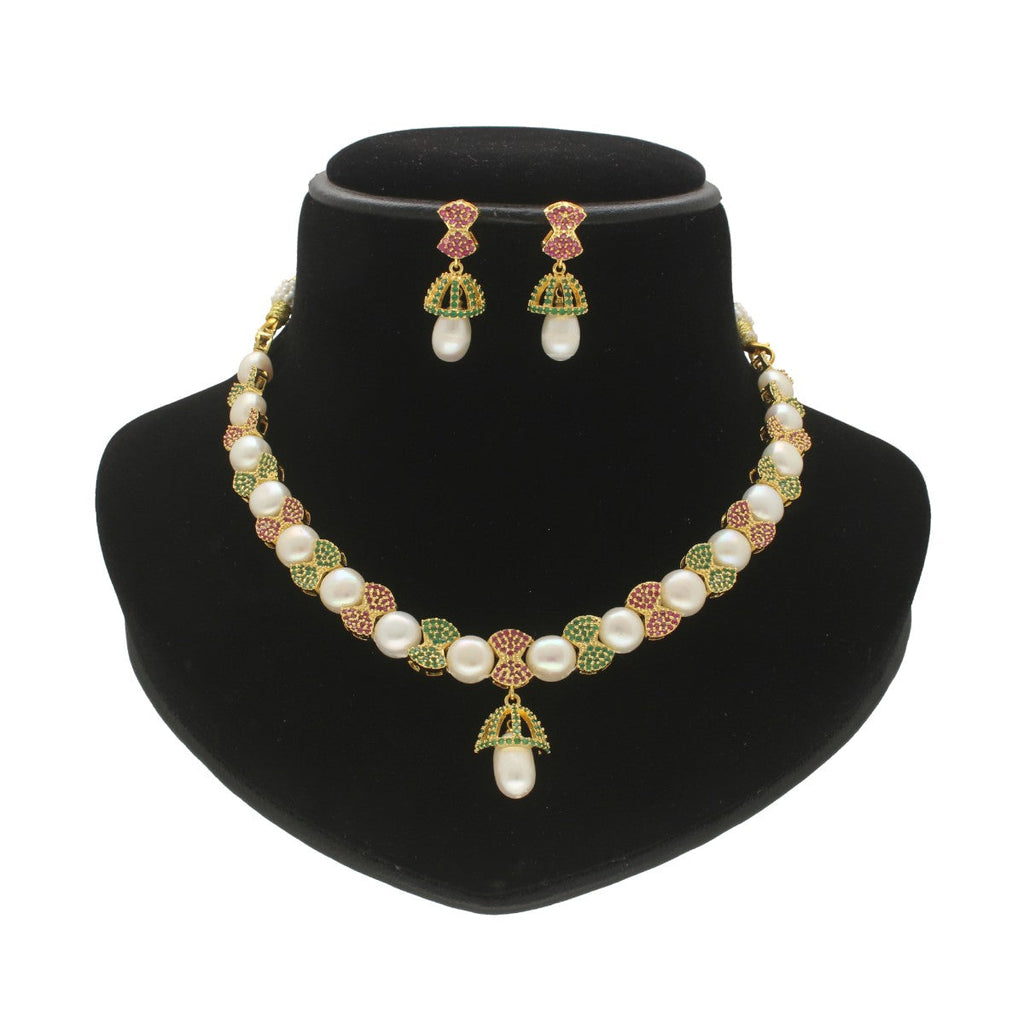 J Pearls Regal Pearl Necklace Set