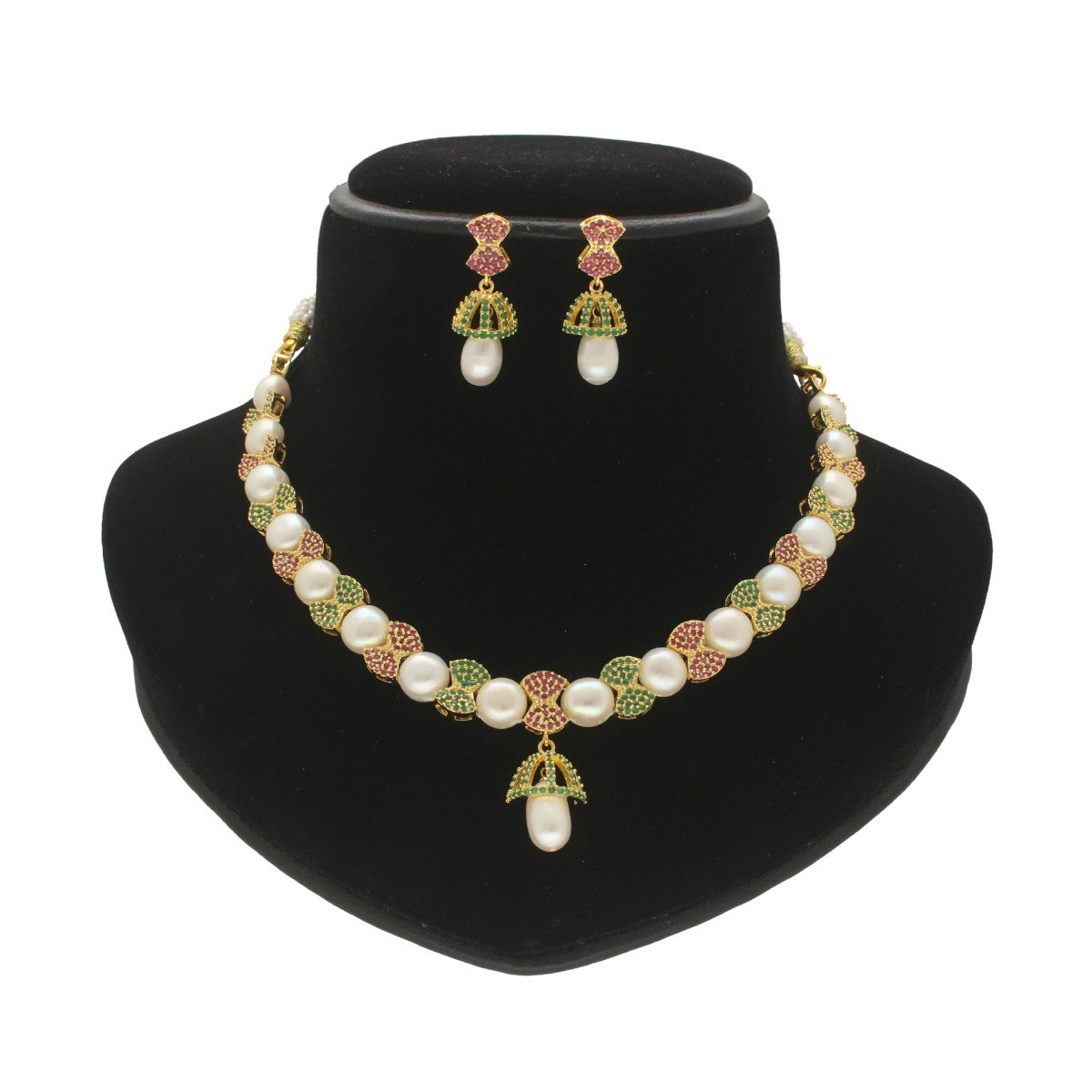 J Pearls Regal Pearl Necklace Set