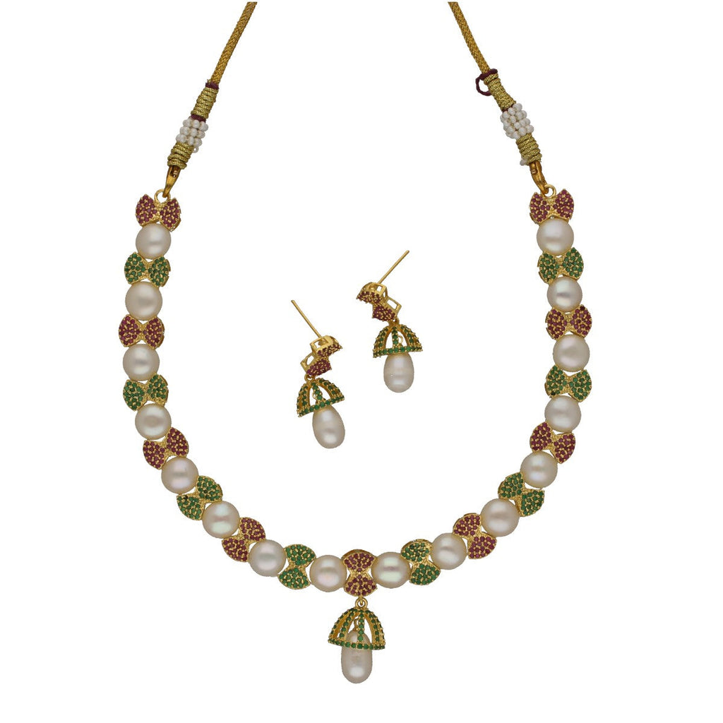 J Pearls Regal Pearl Necklace Set