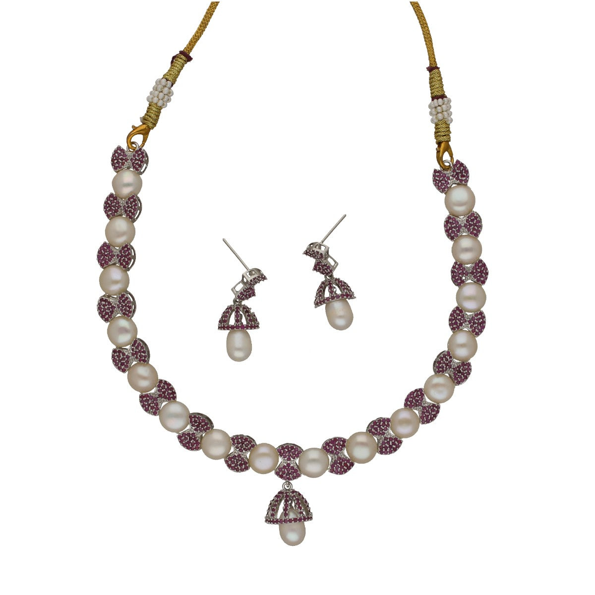 J Pearls Whispering Pearl Necklace Set