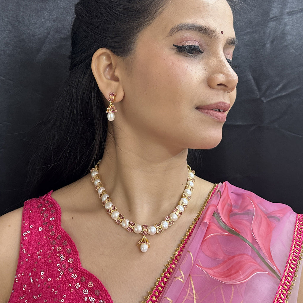 J Pearls Divine Pearl Necklace Set