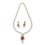 J Pearls Sparkle Pearl Necklace Set