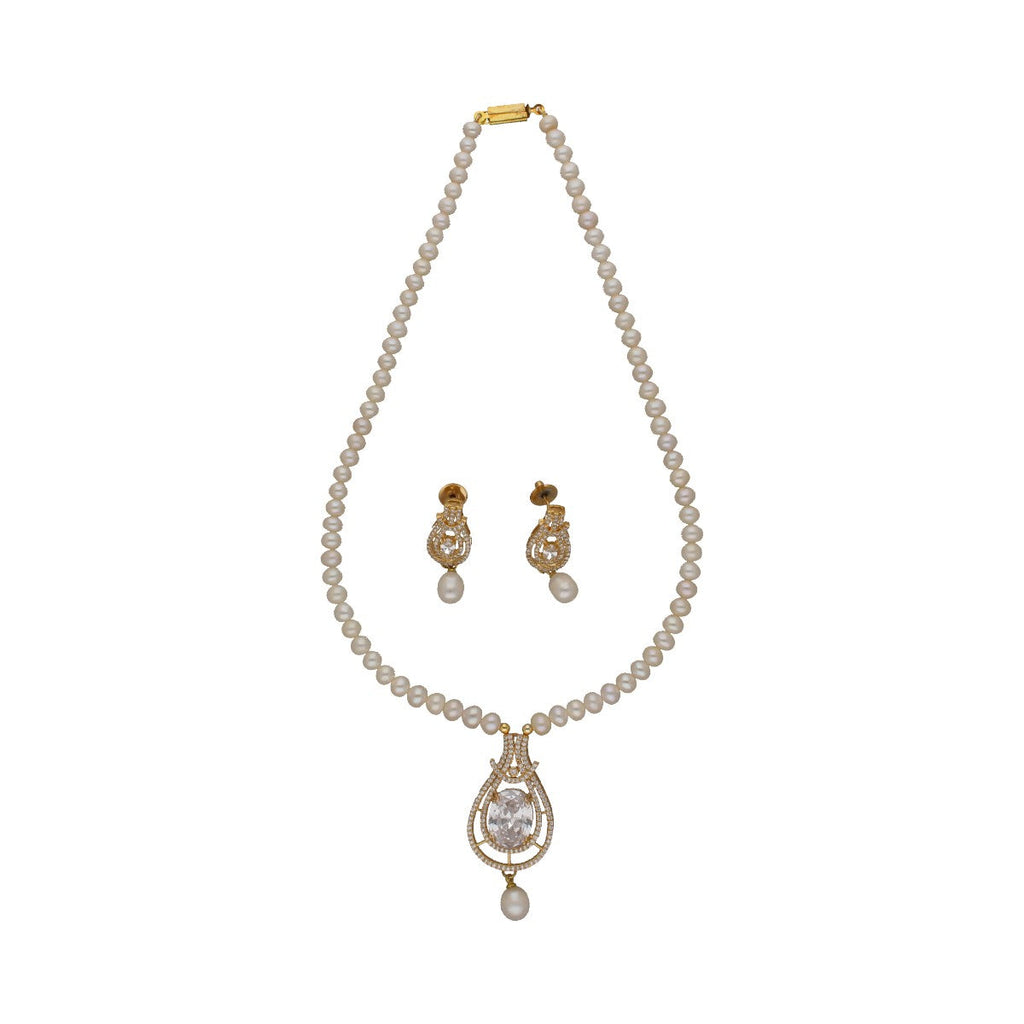 J Pearls Dazzle Pearl Necklace Set