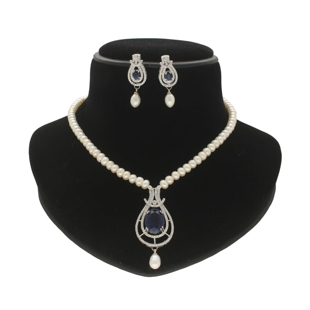 J Pearls Charm Pearl Necklace Set