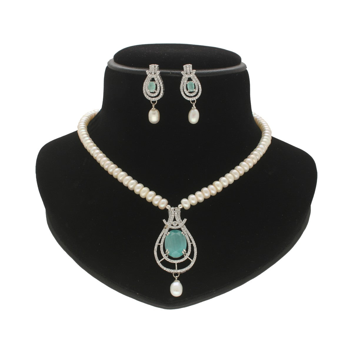 J Pearls Blossom Pearl Necklace Set