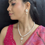 J Pearls Shimmering Pearl Necklace Set