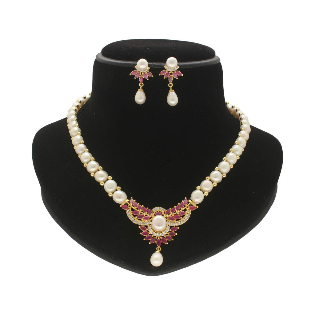 J Pearls Twinkle Pearl Necklace Set
