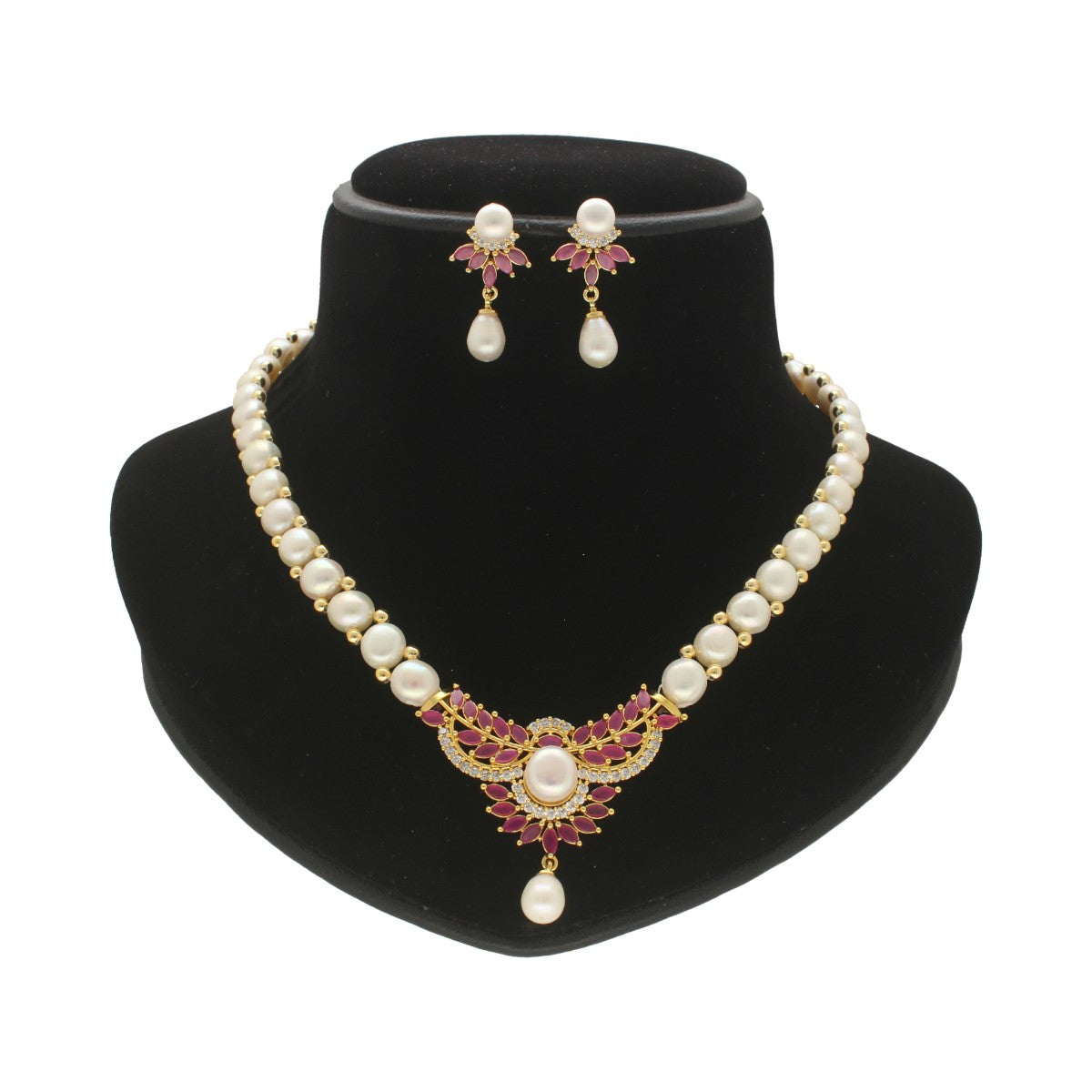 J Pearls Twinkle Pearl Necklace Set