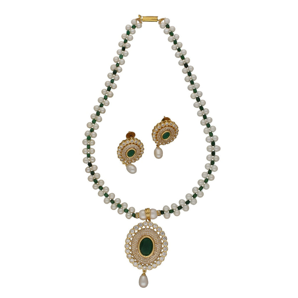 J Pearls Moonlite Pearl Necklace Set