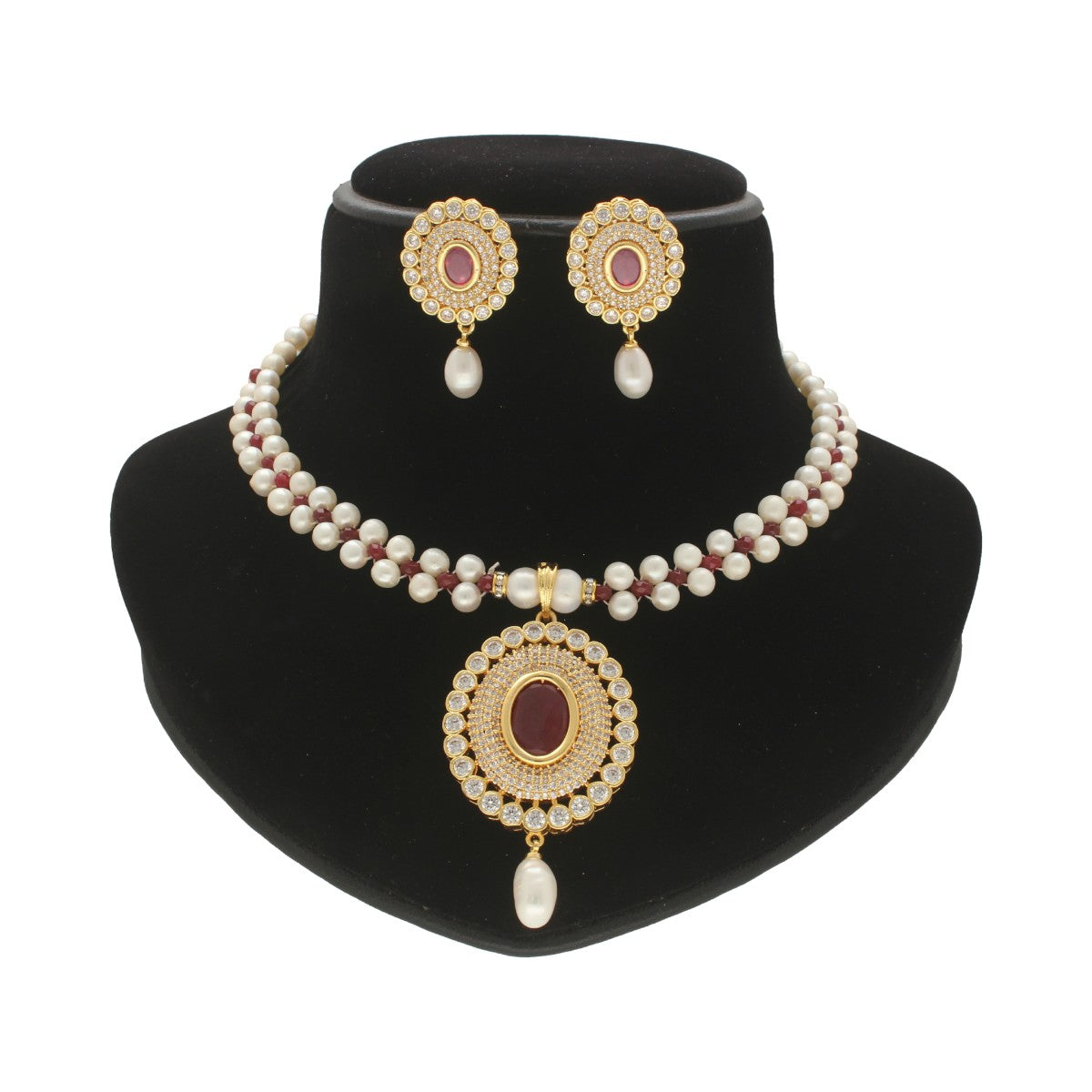 J Pearls Splendor Pearl Necklace Set