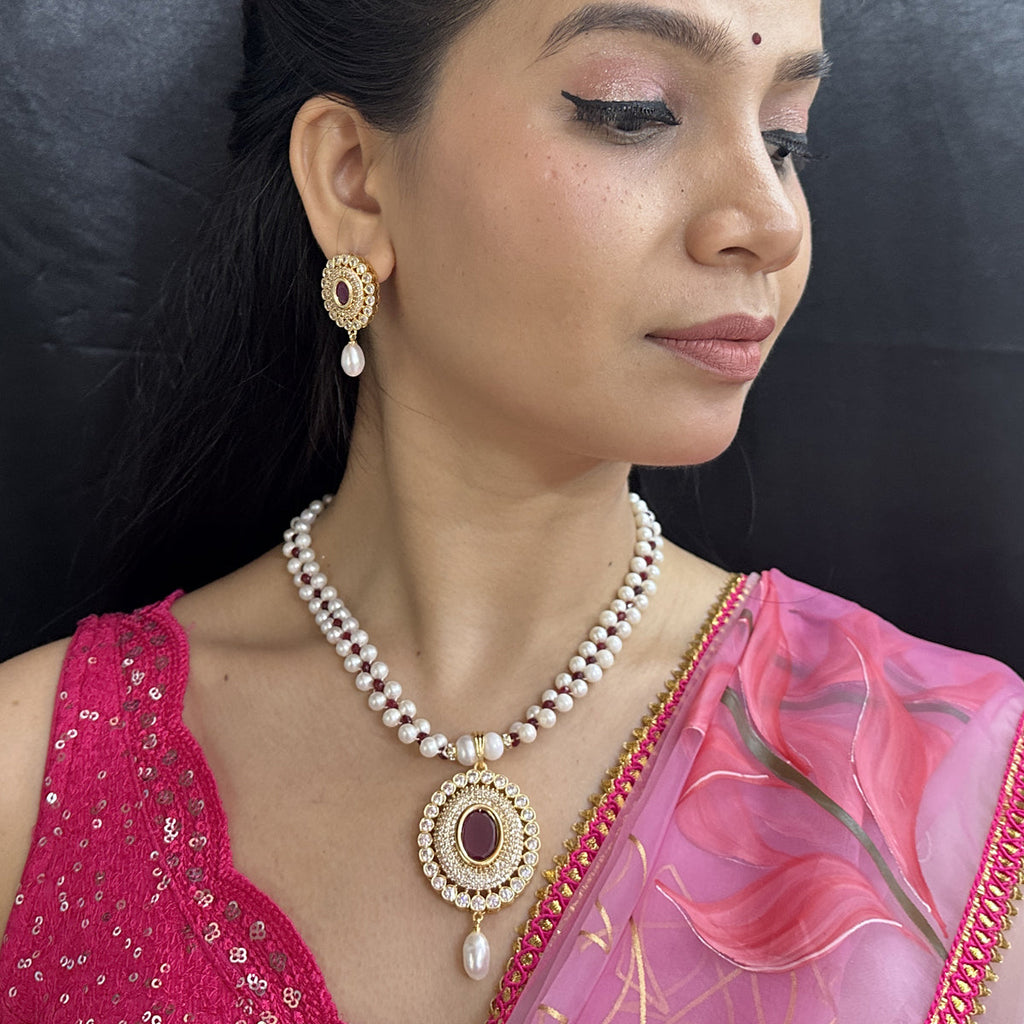 J Pearls Splendor Pearl Necklace Set