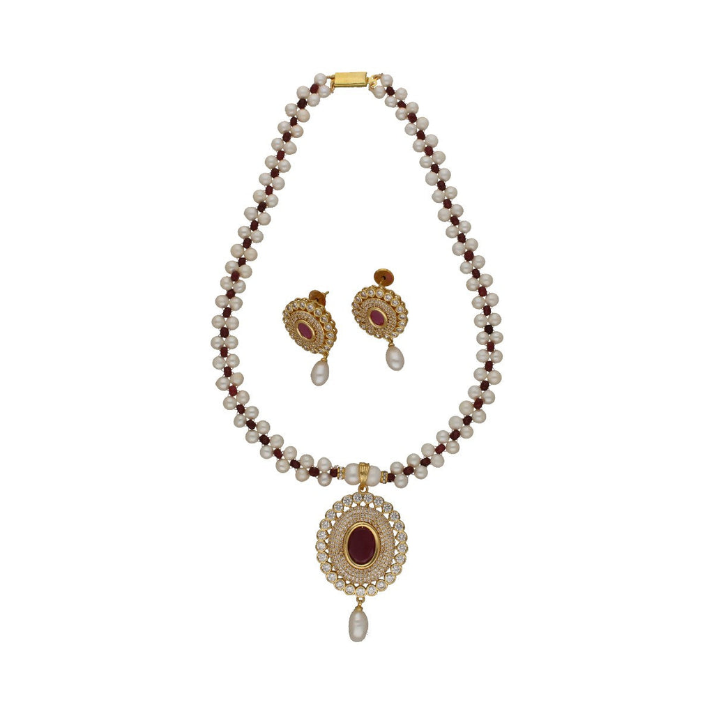 J Pearls Splendor Pearl Necklace Set