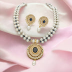 J Pearls Rosette Pearl Necklace Set