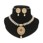 J Pearls Crystal Pearl Necklace Set