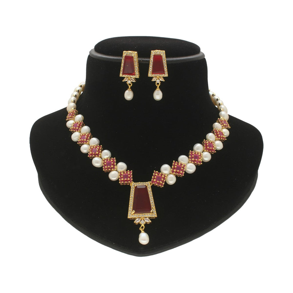 J Pearls Elegance Pearl Necklace Set