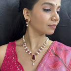 J Pearls Elegance Pearl Necklace Set
