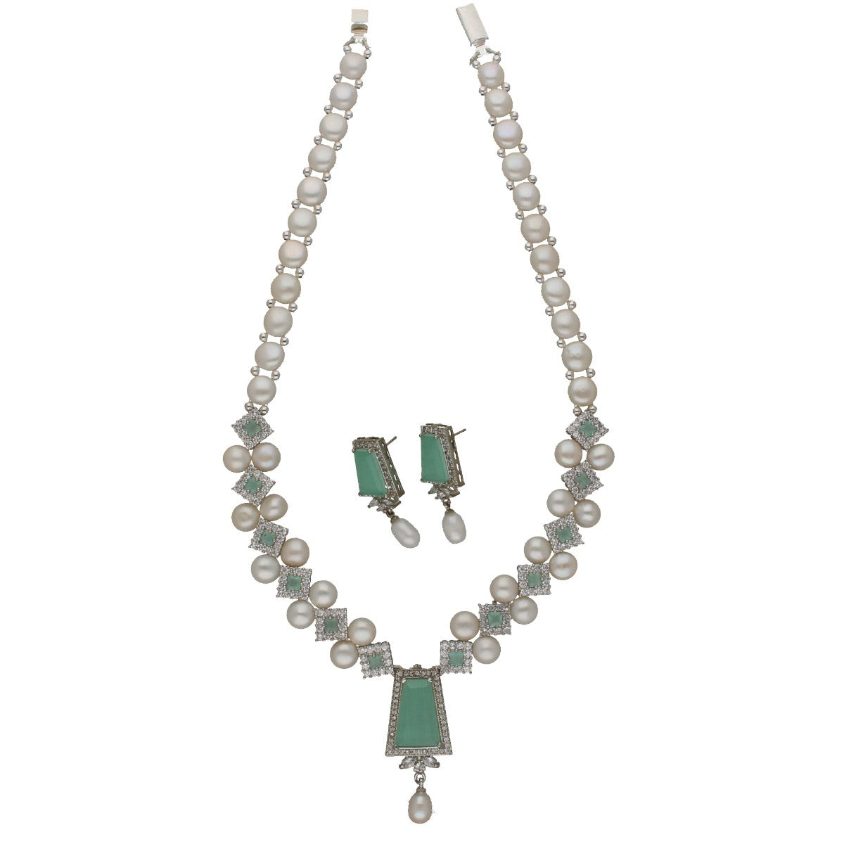 J Pearls Symphony Pearl Necklace Set - Distacart
