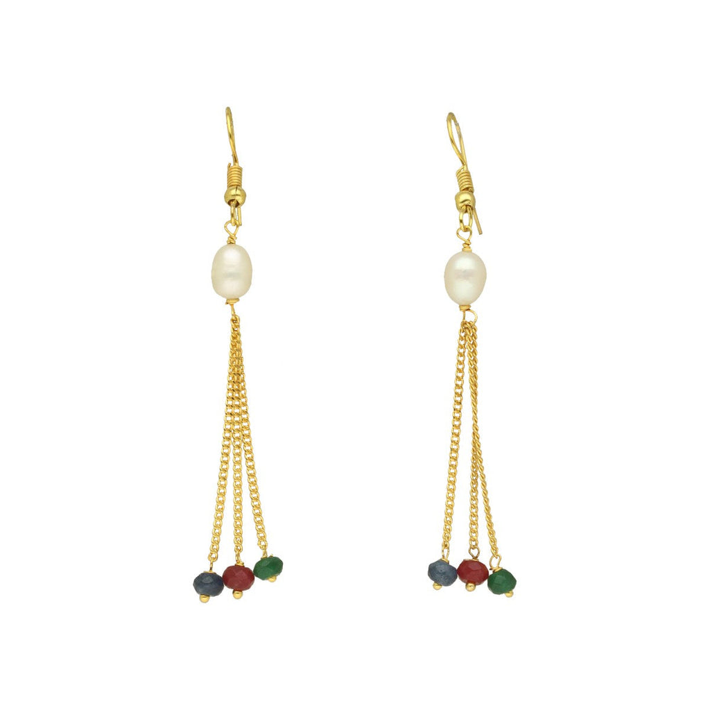 J Pearls Valeria Pearl Earrings - Distacart