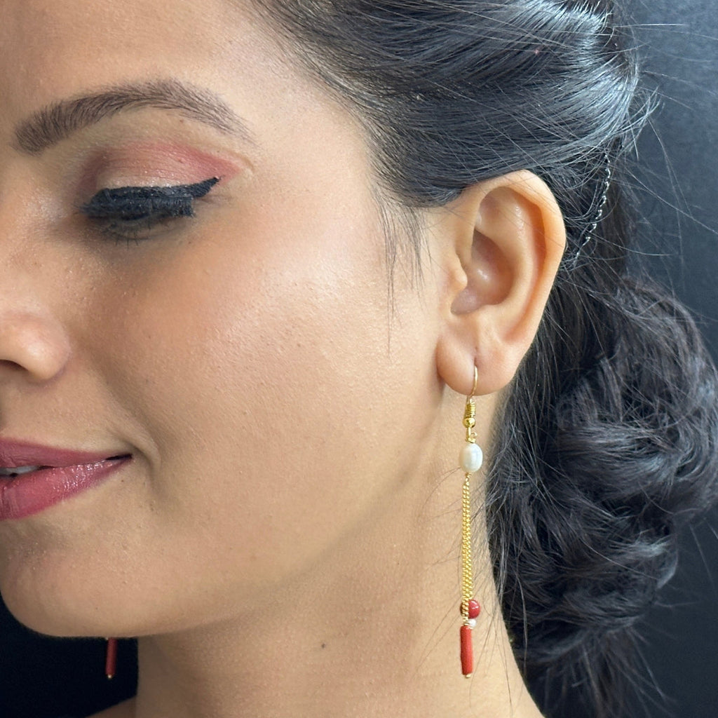 J Pearls Divin Pearl Earrings - Distacart