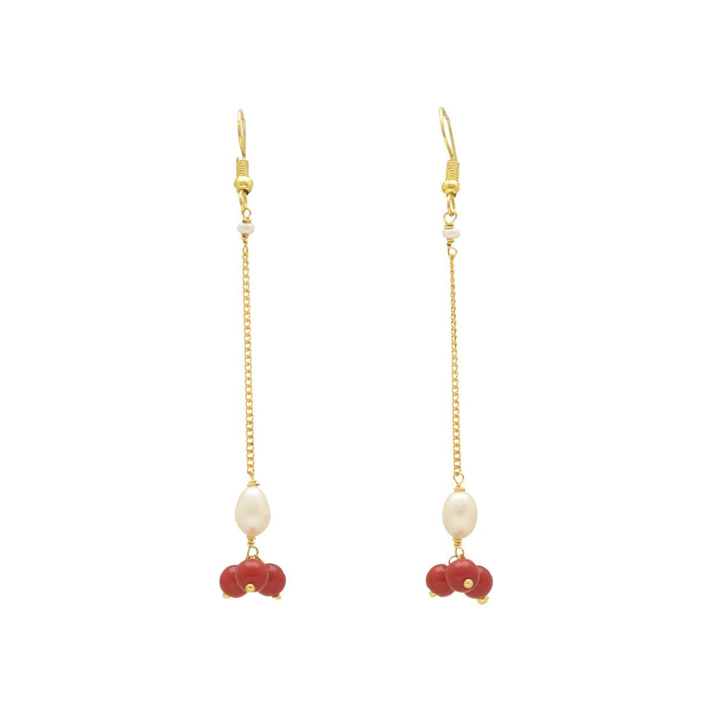J Pearls Klara Pearl Earrings - Distacart