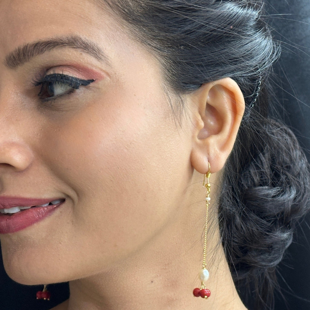 J Pearls Klara Pearl Earrings - Distacart