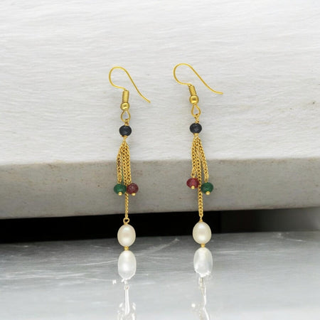 J Pearls Whril Pearl Earrings