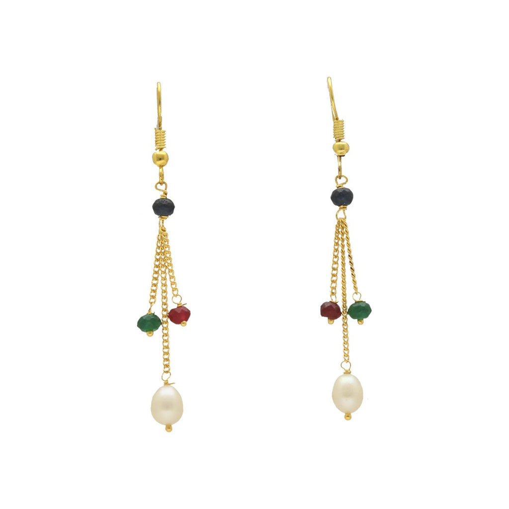 J Pearls Whril Pearl Earrings - Distacart