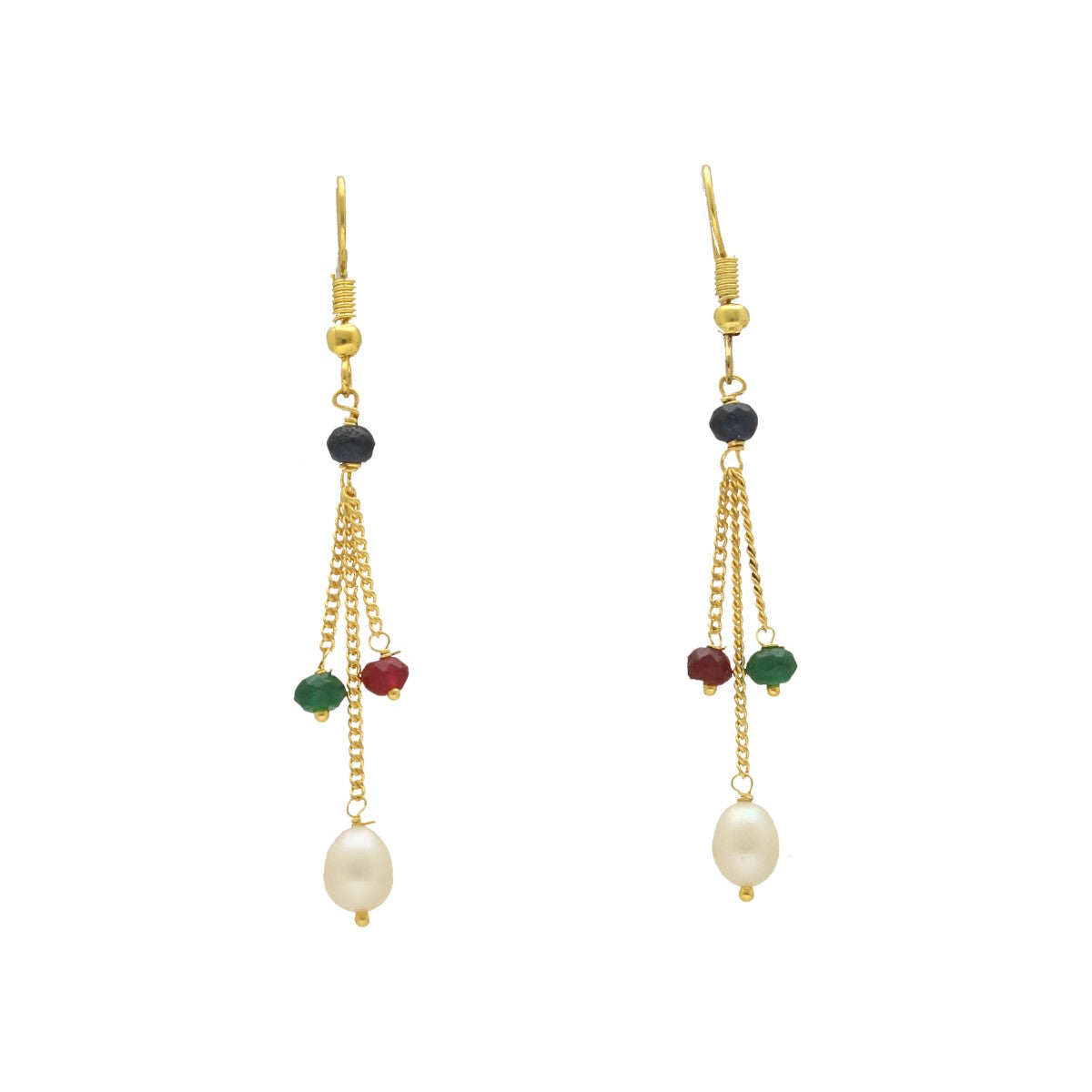 J Pearls Whril Pearl Earrings - Distacart