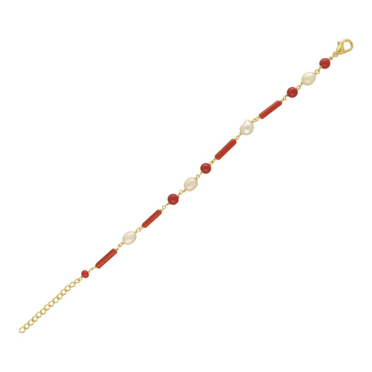 J Pearls The Eldric Charm Pearl Bracelet - Distacart