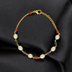 J Pearls Multicharm Holder Pearl Bracelet - Distacart