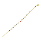 J Pearls Multicharm Holder Pearl Bracelet - Distacart