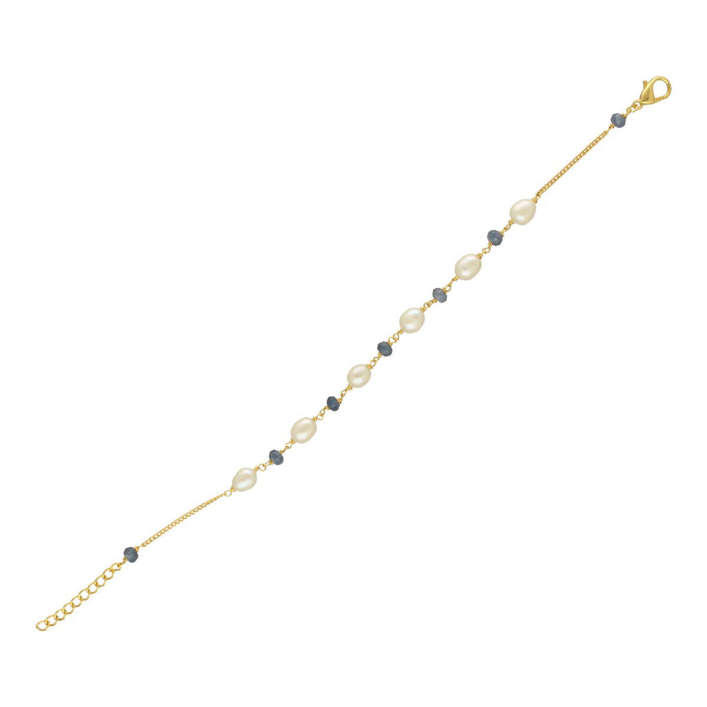 J Pearls The Mystic Shimmer Pearl Bracelet - Distacart