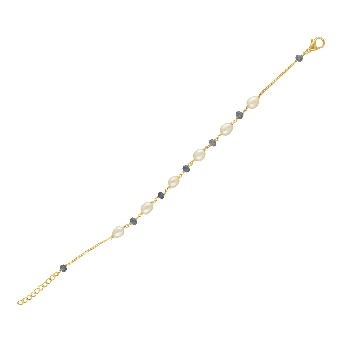 J Pearls The Mystic Shimmer Pearl Bracelet - Distacart