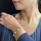 J Pearls The Mystic Shimmer Pearl Bracelet - Distacart