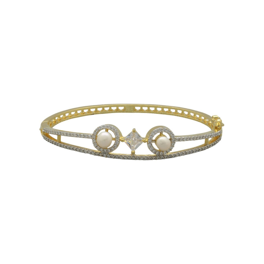 J Pearls Golden Tiara Pearl Bracelet - Distacart